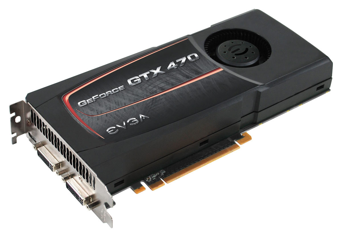 012-P3-1470-AR | EVGA GeForce GTX 470 1280MB 320-Bit GDDR5 PCI Express 2 x16 HDCP Ready SLI Support Dual DVI/ mini HDMI Video Graphics Card
