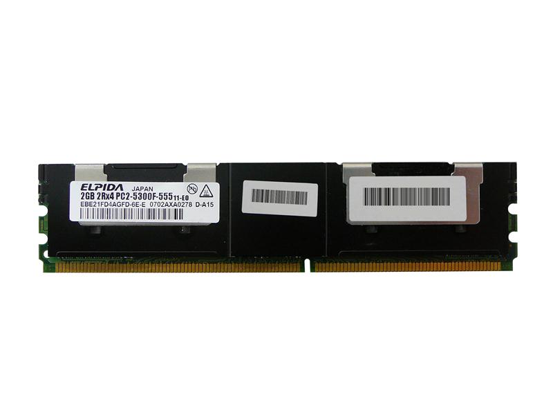 EBE21FD4AGFD-6E-E | Elpida 2GB DDR2-667MHz PC2-5300 Fully Buffered CL5 240-Pin DIMM 1.8V Memory Module