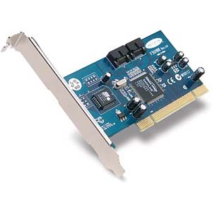 F5U198V | Belkin Serial ATA PCI Card - 2 x 7-pin SATA Serial ATA/150 Serial ATA Internal