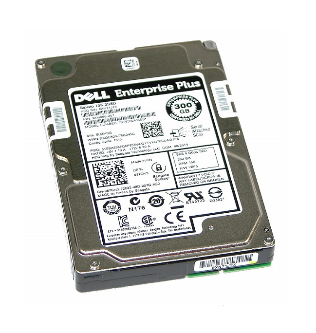 WK3001GRRB | Dell 300GB 15000RPM SAS 6Gb/s 2.5 SFF Hard Drive