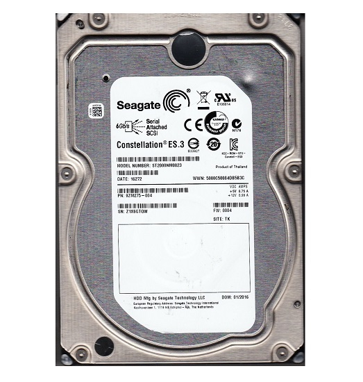 9ZM275-004 | Seagate 2TB 7200RPM SAS 6.0Gb/s 128MB Cache 3.5 Hard Drive - NEW