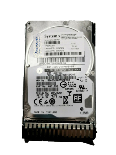 00NA273 | IBM 1.8TB 10000RPM SAS 12Gb/s 2.5 512E Hot-pluggable Hard Drive - NEW