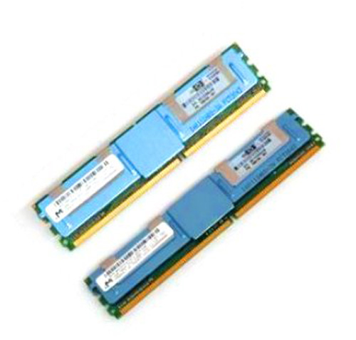 452265-B21 | HP 8GB (2X4GB) 667MHz PC2-5300 CL5 Dual Rank Fully Buffered DDR2 SDRAM DIMM Memory Kit for ProLiant Server DL360 DL380 ML370 G5