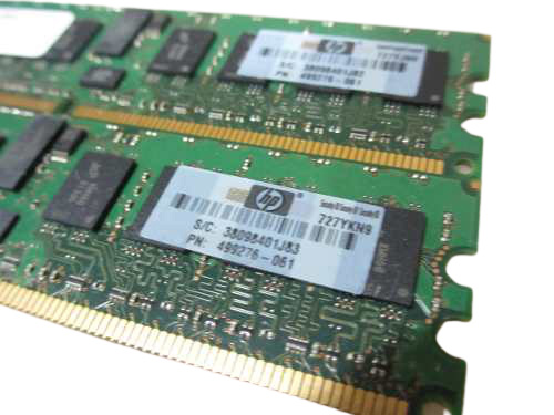 499276-061 | HP 2GB (1X2GB) 800MHz PC2-6400 CL6 ECC DDR2 SDRAM DIMM Memory for ProLiant Server G5/G6 Series