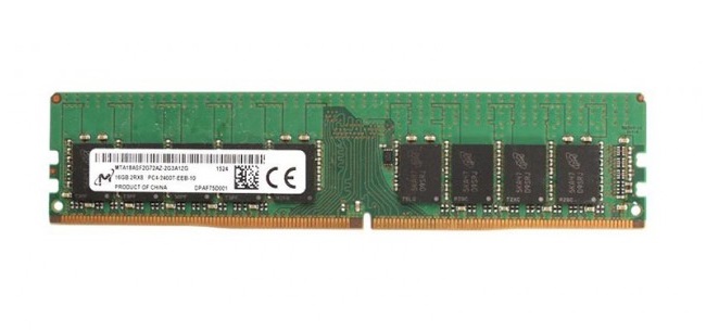 MTA18ASF2G72AZ-2G3A1 | Micron 16GB DDR4-2400MHz PC4-19200 ECC Unbuffered CL17 288-Pin DIMM 1.2V Dual Rank Memory Module