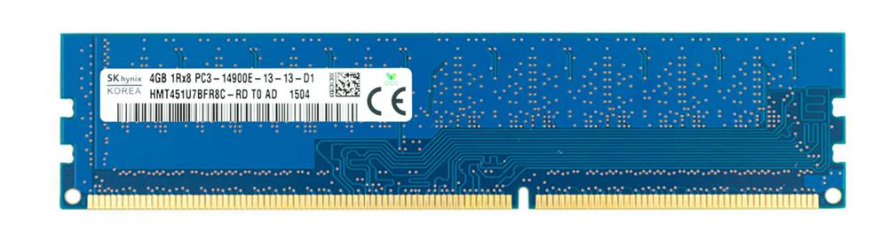 HMT451U7BFR8C-RD | Hynix 4GB DDR3 ECC PC3-14900 1866Mhz 1Rx8 Memory