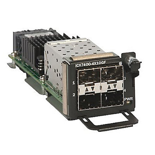 ICX7400-4X10GF | Brocade 4-Port 1/10 GbE SFP/SFP+ Module