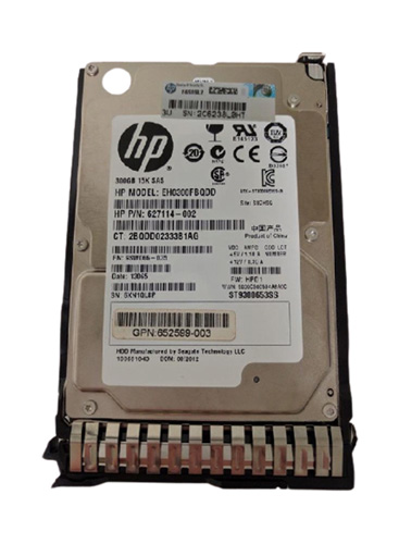 652599-003 | HPE 300GB 15000RPM SAS 6Gb/s 2.5 SFF SC Hot-pluggable Enterprise Hard Drive for Proliant Gen. 8 and 9 Servers - NEW