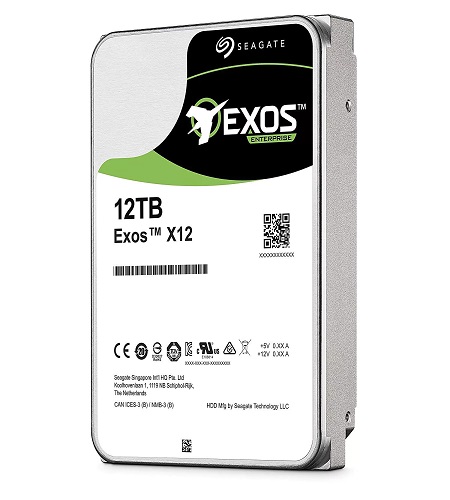 ST12000NM0117 | Seagate Exos X12 12TB 7200RPM SATA 6Gb/s 256MB Cache 512E Helium Filled 3.5 Hard Drive