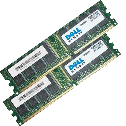 A2337016 | Dell 8GB (2X4GB) 667MHz PC2-5300 240-Pin 2RX4 ECC DDR2 SDRAM Fully Buffered DIMM Memory Kit