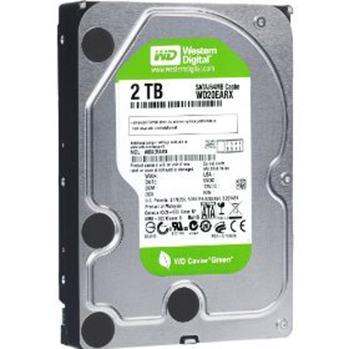 WD20EARX | WD Caviar Green 2TB 7200RPM SATA 6Gb/s 64MB Cache 3.5 Hard Drive