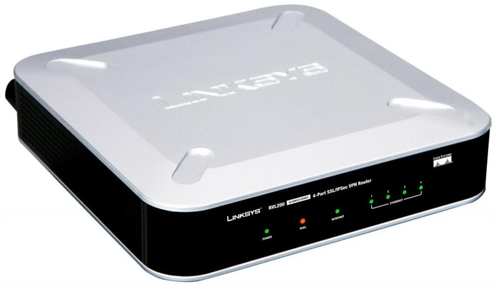 RVL200 | Cisco 4-Port SSL/ IPsec VPN Router