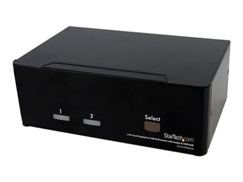 SV231DPDDUA | StarTech 2-Port Dual DisplayPort KVM Switch