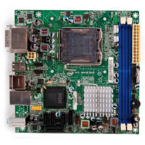 BLKDQ45EK | Intel Socket 775 Mini-ITX Motherboard, Intel Q45 Chipset, SUP-Ports Intel Core 2 Quad CPUS, DDR2 Dual Channel 800, SATA RAID,GB LAN