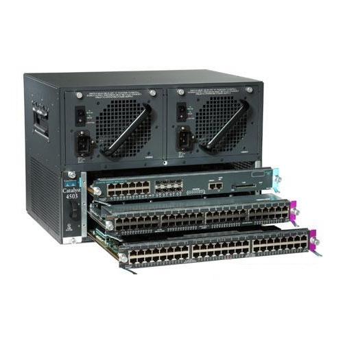 WS-C4503-S2-48 | Cisco Catalyst 4503 Switch Chassis - 3 x Expansion Slot - LAN