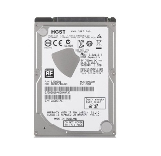 0J34351 | Hitachi Travelstar 5K1500 1.5TB 5400RPM SATA 6GB/s 32MB Cache 2.5 Hard Disk Drive