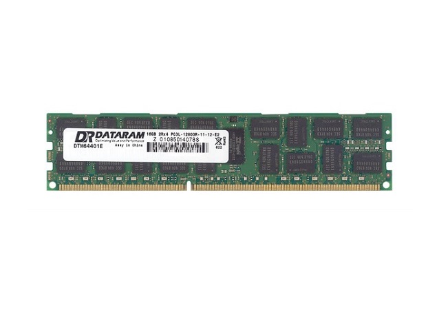 DATARAM64385 | Dataram 16GB DDR3-1600MHz PC3-12800R CL11 240-Pin DIMM Memory Module