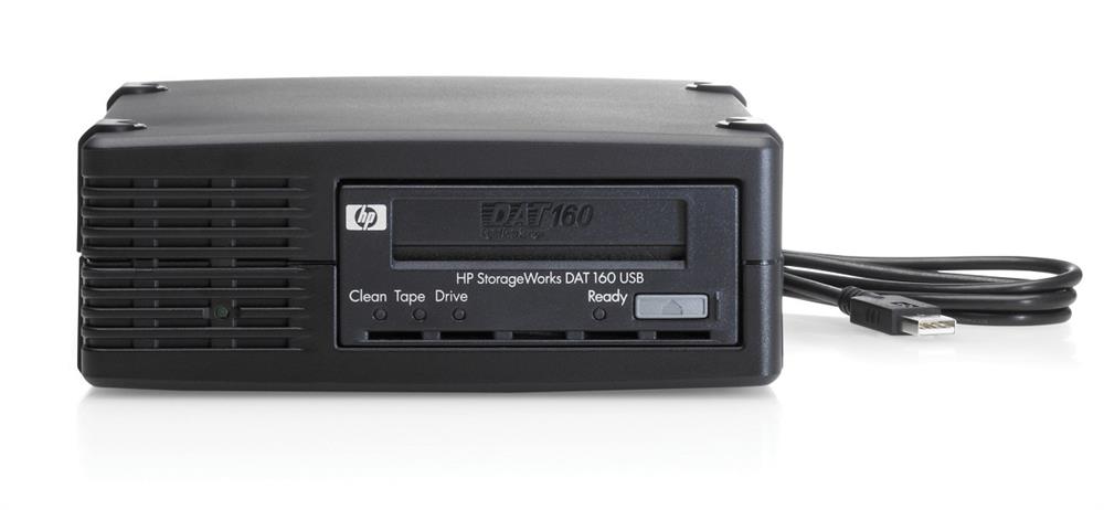 Q1581SB | HP StorageWorks DAT160 80GB (Native)/160GB (Compressed) USB External Tape Drive