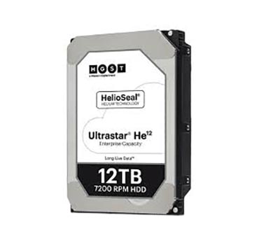 HUH721212ALE601 | Hitachi 12TB 7200RPM SATA 6Gb/s 3.5 Hard Drive