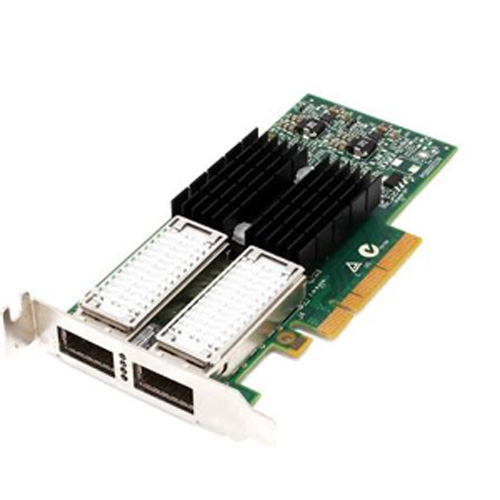 6RKNM | Dell Mellanox ConnectX-3 EN Dual Port CX354A NIC 40GBE / 56Gb/s PCI Express 3.0 X8 Two QSFP+ Transceiver-Ports Network Interface Card