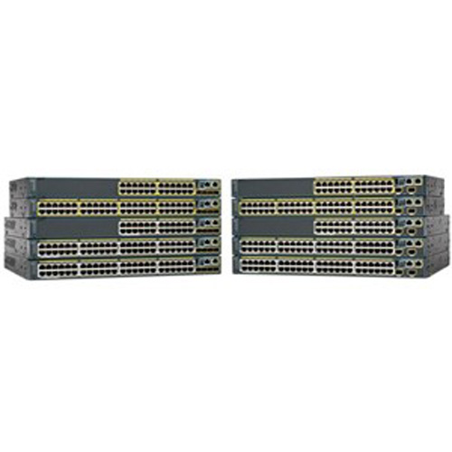 WS-C2960S-48TS-S | Cisco CAT 2960S 48-Ports 10/100/1000 + 2-SFP, LAN LITE - NEW