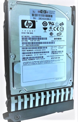 DH072BB978 | HPE 72GB 15000RPM SAS 3Gb/s 2.5 SFF Dual Port Hot-pluggable Enterprise Hard Drive