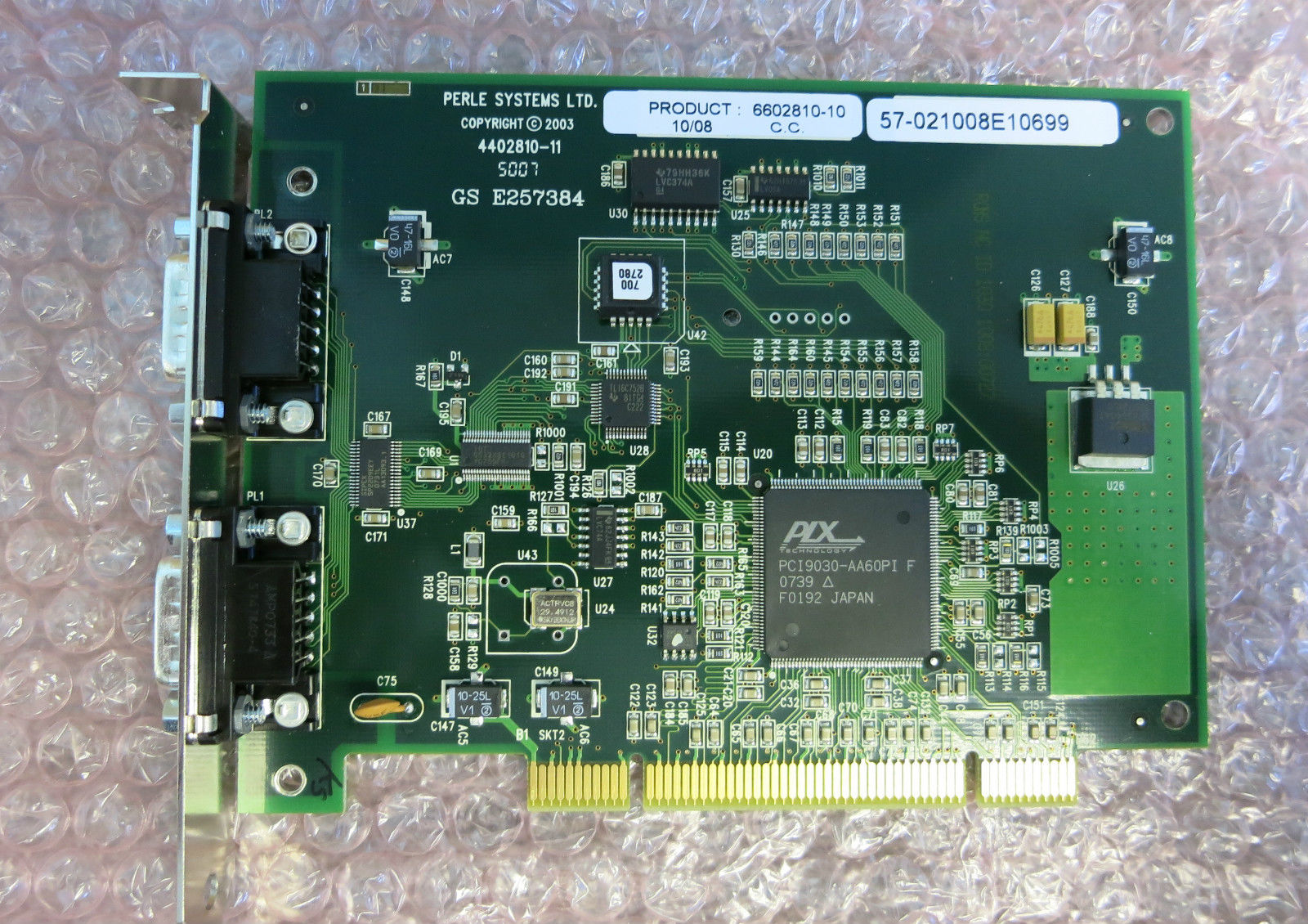6602810-10 | Dell Perle Systems PCI I/O Card