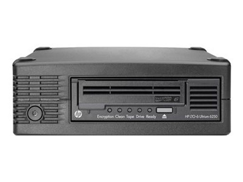 EH970A | HP 2.5/6.25TB StoreEver LTO-6 Ultrim 6250 SAS External Tape Drive