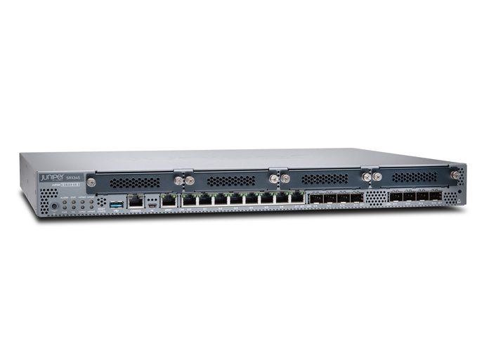 SRX345-SYS-JE | Juniper Networks SRX345 8-Port x 1000Base-T, 1000Base-X Services Gateway Security Appliance