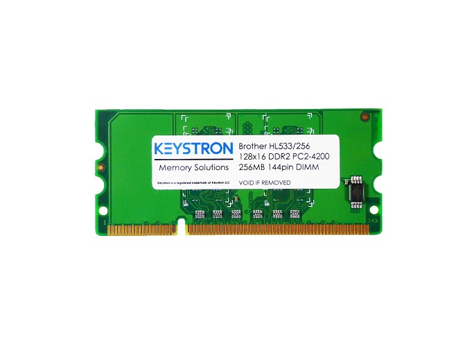 BRO-HL533/256 | Brother 256MB DDR2 16-Bit non-ECC Unbuffered 144-Pin DIMM Memory Module for Brother Printers