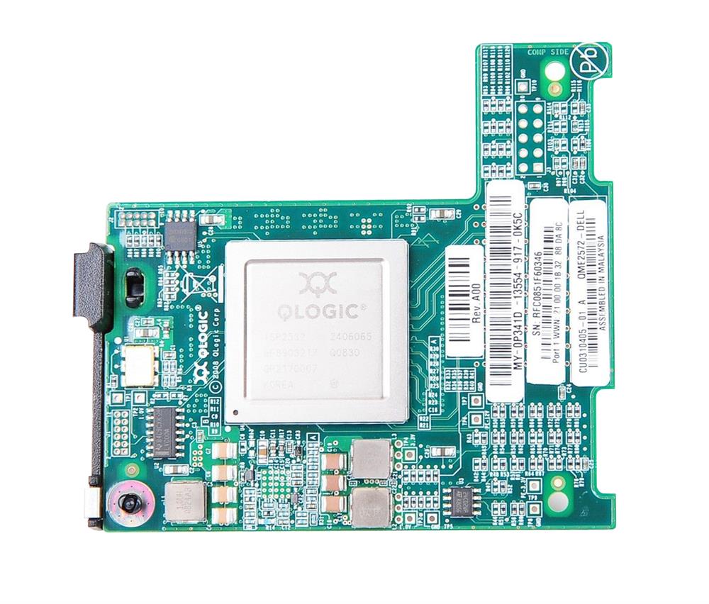 0P341D | Dell 2-Port 8GB/s Fibre Channel PCI-Express Mezzanine Host Bus Adapter