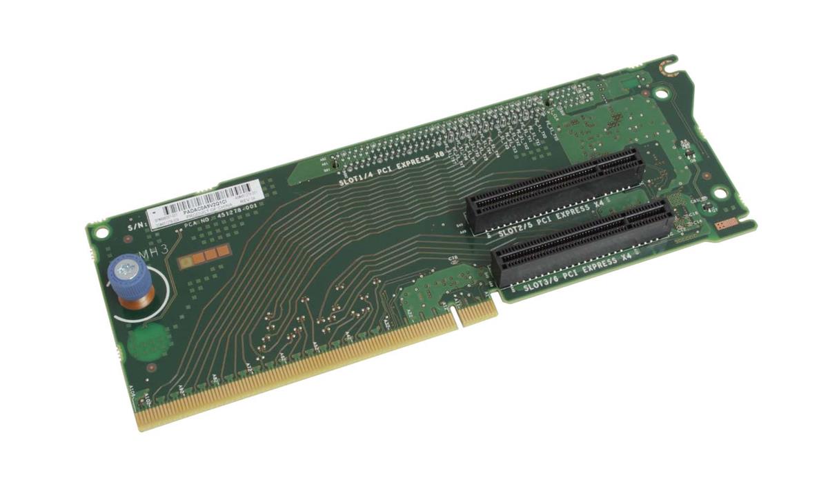 451278-001 | HP 3-Slot PCI-Express Riser Card for ProLiant DL380 G6 Server