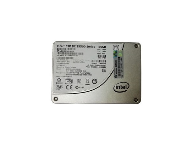 SSDSC2BB080G4B | Intel / HP DC S3500 Series 80GB SATA 6Gb/s 2.5 Value Endurance Solid State Drive (SSD)