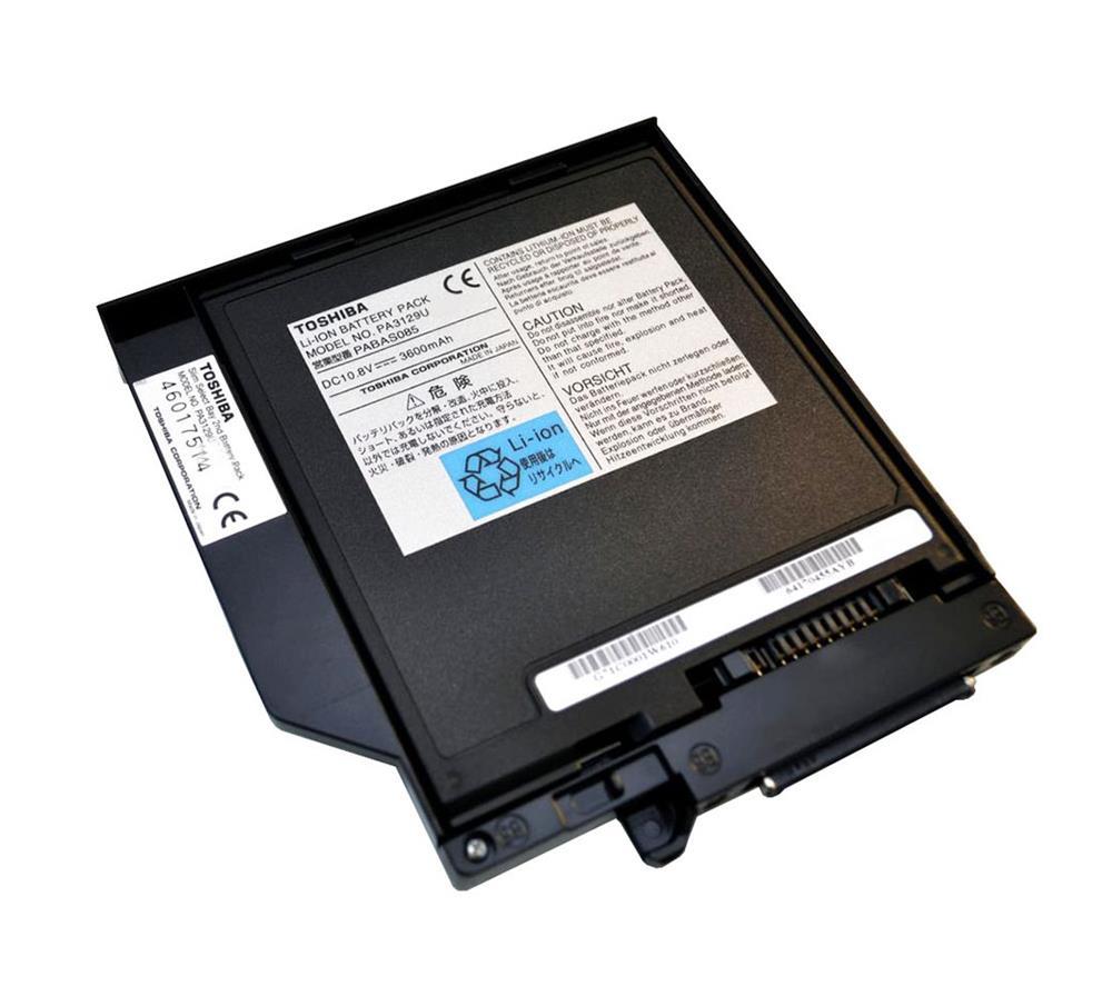 PA3129U-2BRS | Toshiba Slim SelectBay Lithium Ion Notebook Battery Lithium Ion (Li-Ion) 10.8V DC