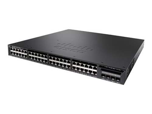 WS-C3650-48FQ-E | Cisco Catalyst 3650-48fq-e Managed L3 Switch 48 Poe+ Ethernet Ports And 4 10-gigabit SFP+ Ports - NEW