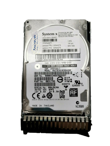 00NA272 | IBM 1.8TB 10000RPM SAS 12Gb/s 2.5 512E Hot-pluggable Hard Drive - NEW