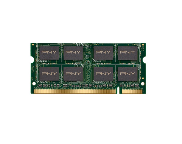 MN2048SD2-667 | PNY 2GB PC2-5300 DDR2-667MHz non-ECC Unbuffered CL5 200-Pin SoDimm 1.8V Dual Rank Memory Module