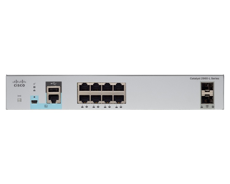 WS-C2960L-8PS-LL | Cisco Catalyst 2960L-8PS-LL Managed Switch 8 Ethernet-Ports and 2 Gigabit SFP Uplink-ports