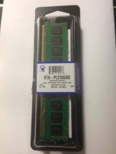 KTH-PL316/8G | Kingston 8GB DDR3-1600MHz PC3-12800 ECC CL11 240-Pin DIMM 1.35V Low Voltage Dual Rank Memory Module