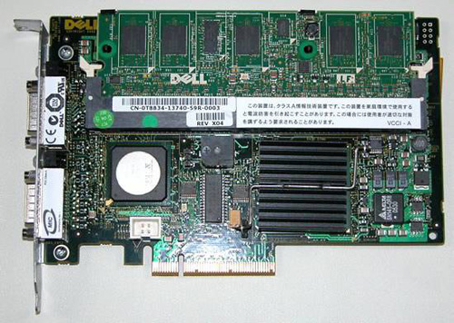 MW381 | Dell Perc 5/i SAS PCI-Express RAID Controller for PowerEdge 1950/2950