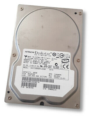 0A32381 | Hitachi 80GB 7200RPM SATA Gbps 3.5 8MB Cache Hard Drive