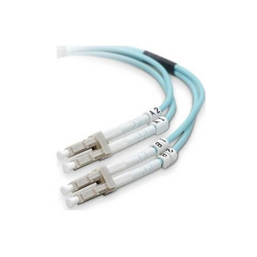 F2F402LL-02M-G | Belkin 2M LO MMF Aqua FO Cable LC LC 50 125 10GB (RoHS) ( - NEW