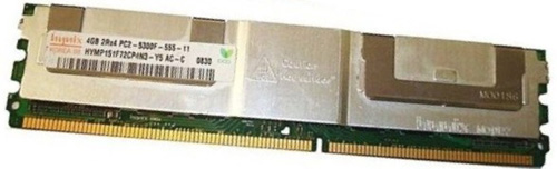 HYMP151F72CP4N3-Y5 | Hynix 4GB (1X4GB) PC2-5300 DDR2-667MHz SDRAM Dual Rank X4 ECC Fully Buffered Memory Module for Server