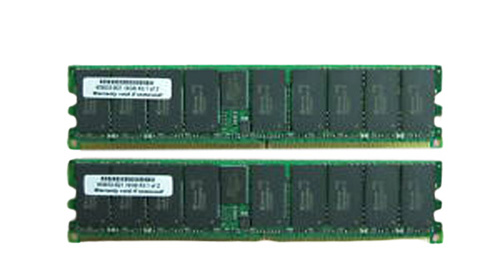 408855-B21 | HP 16GB (2X8GB) 667MHz PC2-5300 CL5 ECC Dual Rank DDR2 SDRAM DIMM 240-Pin Memory Kit