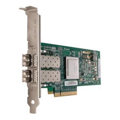 QLE2562-T-DEL-SP | Dell SANblade 8GB Dual Port PCI-Express X8 Fibre Channel Host Bus Adapter with Standard Bracket - NEW