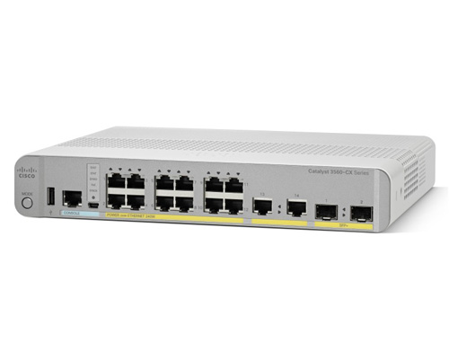 WS-C3560CX-12PD-S | Cisco Catalyst 3560CX-12PD-S Managed Switch 12 POE+ Ethernet-Ports and 2 Combo SFP+-Ports - NEW