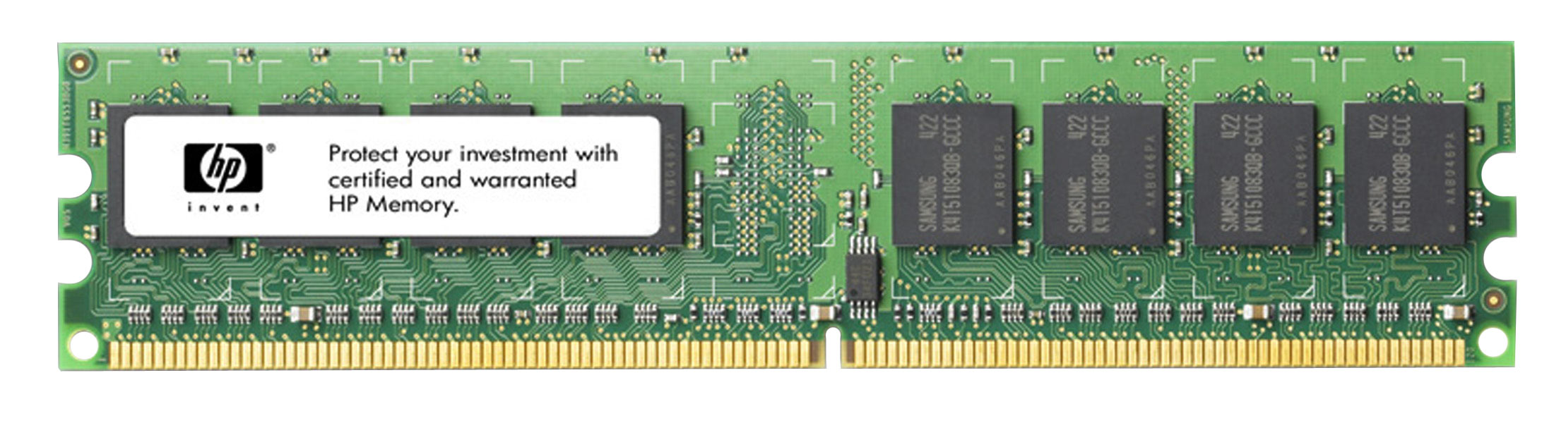 PX976AAABA | HP 1GB DDR2-667MHz PC2-5300 non-ECC Unbuffered CL5 240-Pin DIMM 1.8V Memory Module