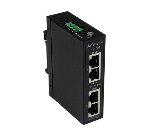 POEINJ2GI | StarTech 2-Port Gigabit POE+ Power Over Ethernet Injector