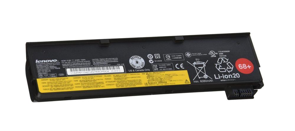 0C52862 | IBM Lenovo 10.8V DC 6.6 Ah Lithium-Ion (Li-ion) 6 Cell Battery 68+ for ThinkPad