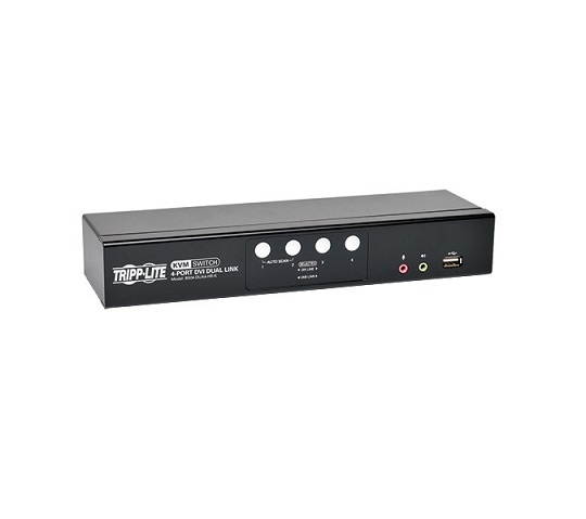 B004-DUA4-HR-K | Tripp-Lite 4-Port DVI Dual-Link USB KVM Switch